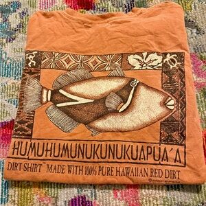 Vintage orange Hawaiian Red Dirt T-Shirt